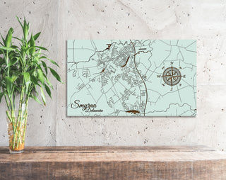 Smyrna, Delaware Street Map - Fire & Pine