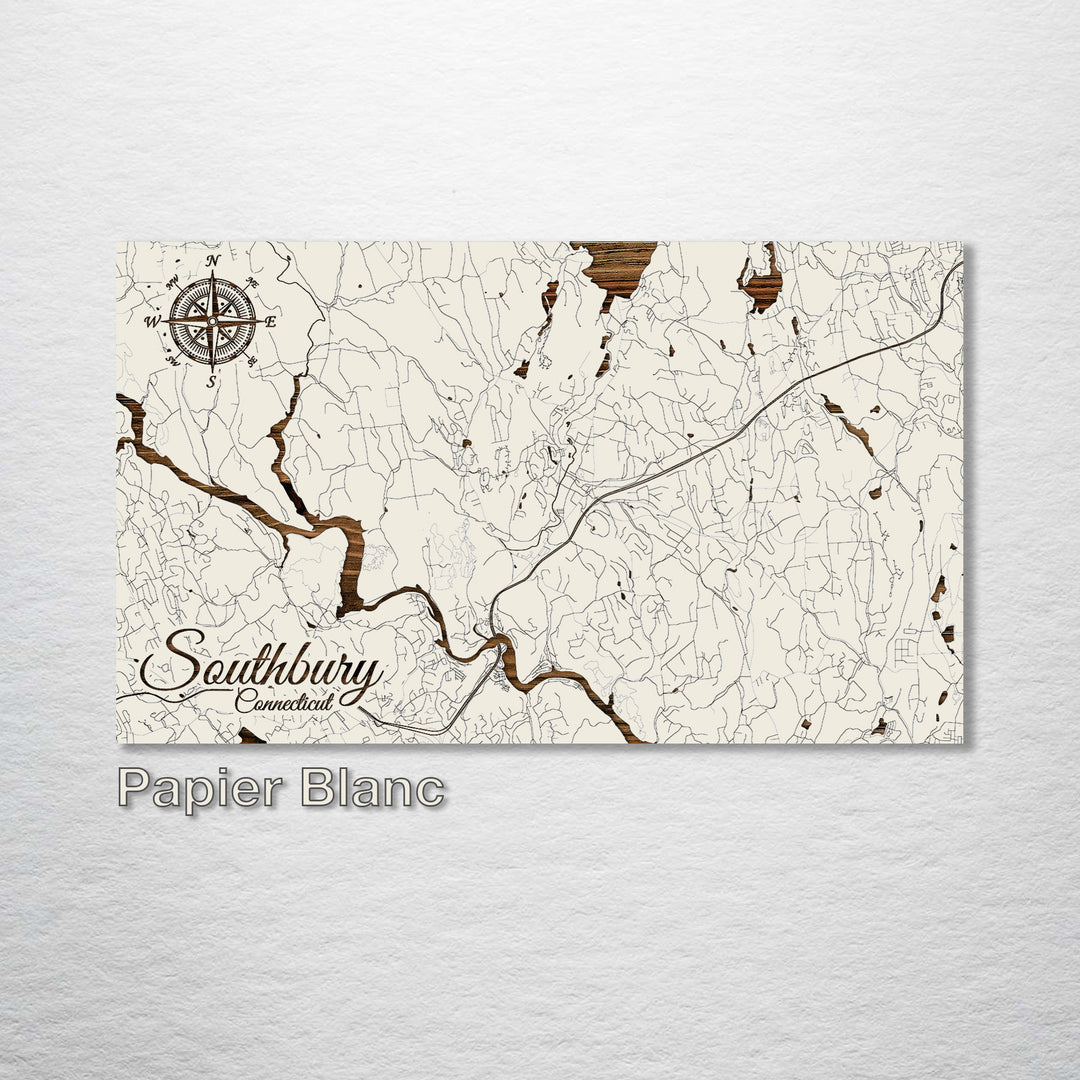 Southbury, Connecticut Street Map - Fire & Pine