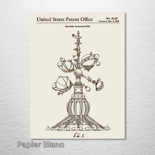 Spaceship Amusement Ride - Fire & Pine
