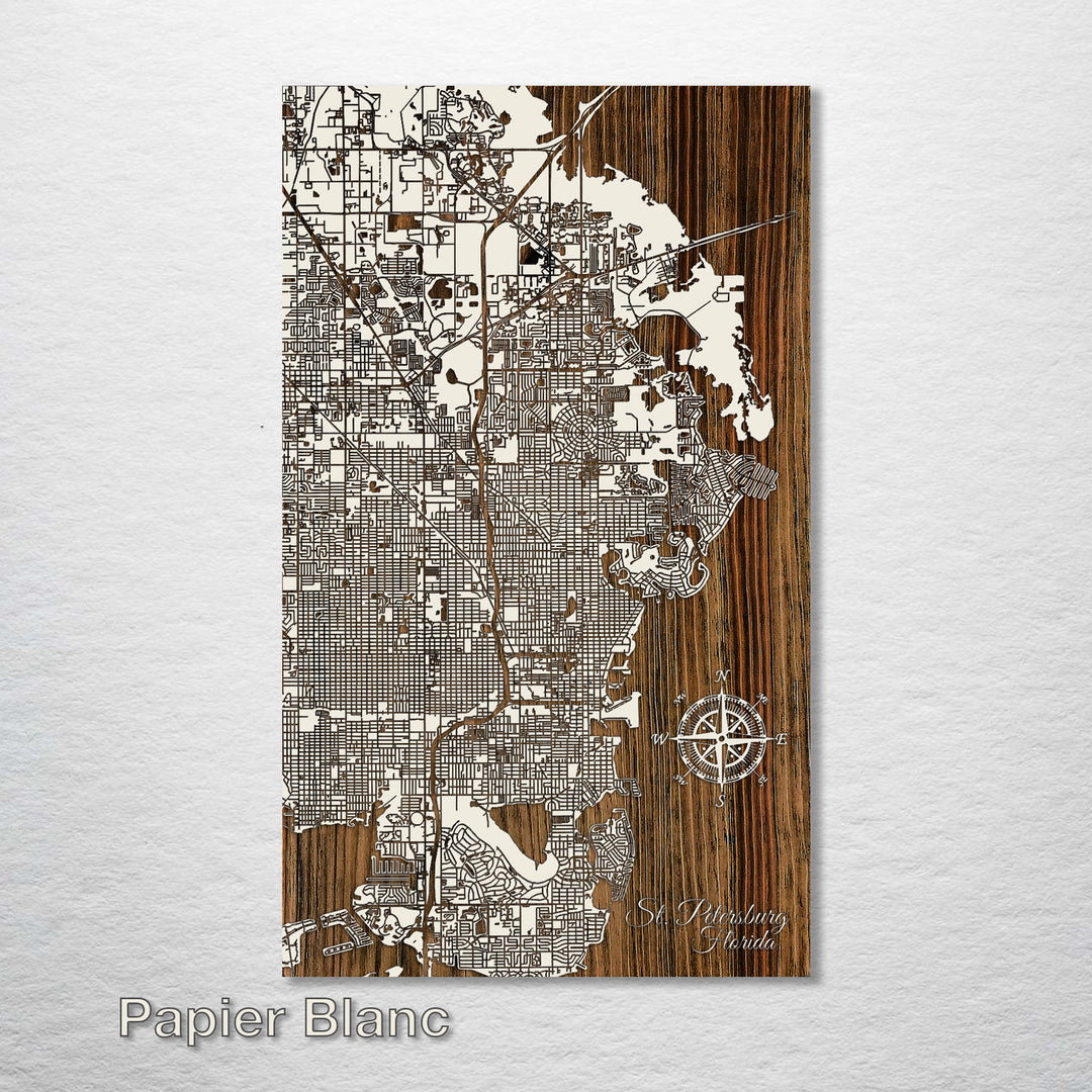 St. Petersburg, Florida Street Map - Fire & Pine