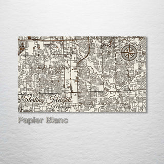 Sterling Heights, Michigan Street Map - Fire & Pine