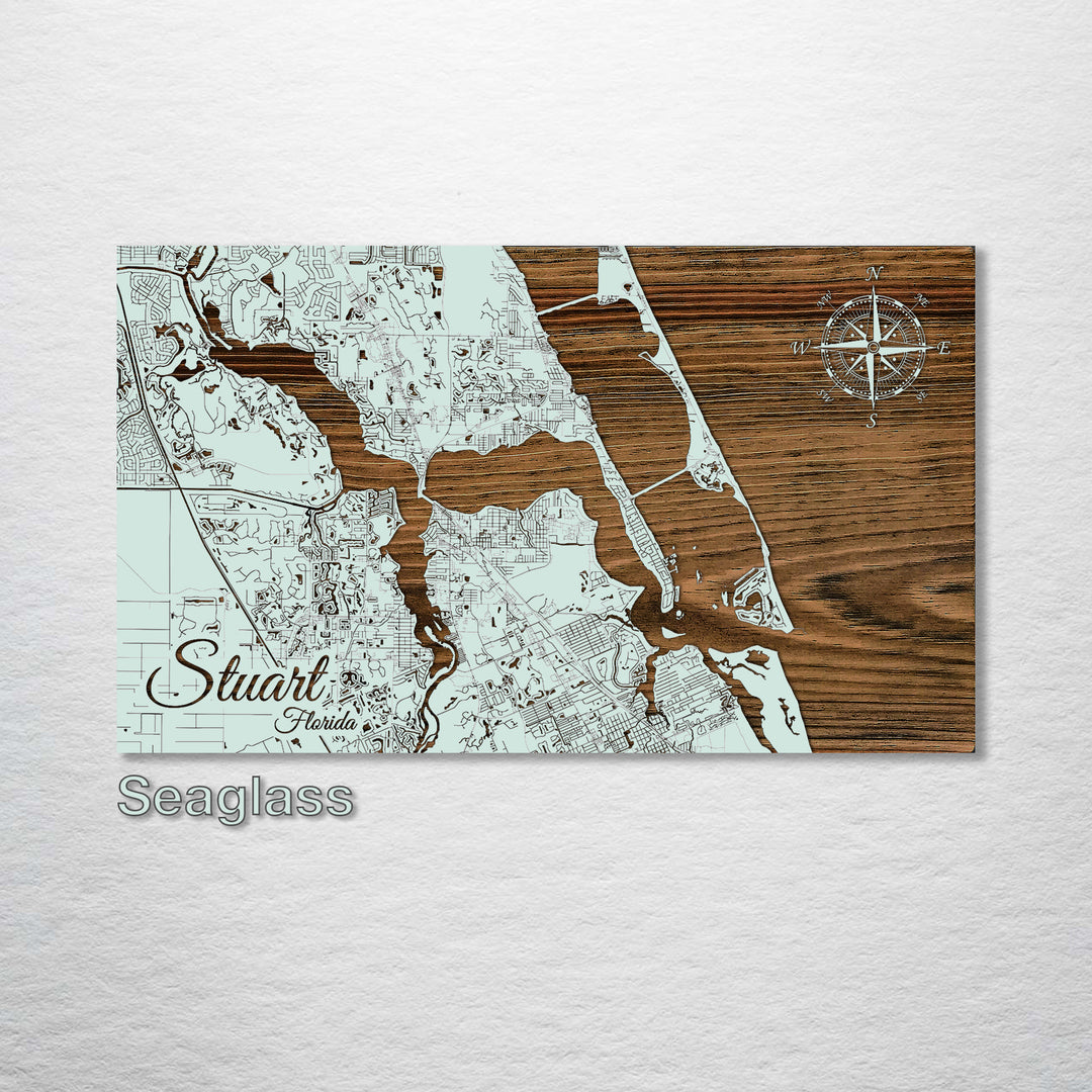 Stuart, Florida Street Map - Fire & Pine