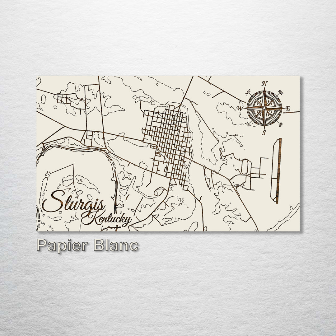 Sturgis, Kentucky Street Map - Fire & Pine