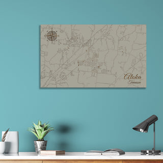 Atoka, Tennessee Street Map
