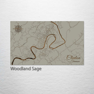 Clinton, Tennessee Street Map