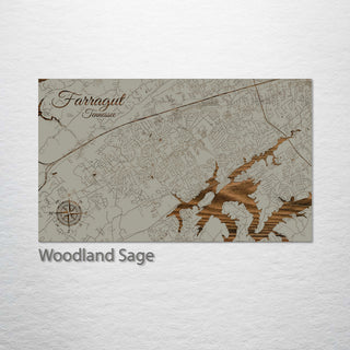 Farragut, Tennessee Street Map
