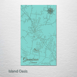 Greenbrier, Tennessee Street Map