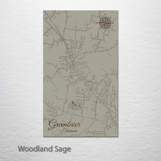 Greenbrier, Tennessee Street Map