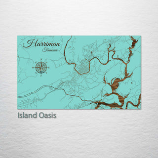 Harriman, Tennessee Street Map