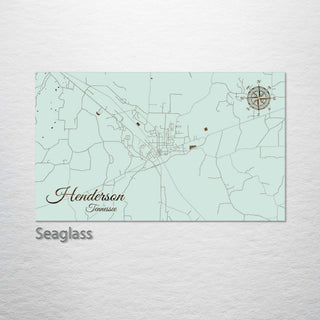 Henderson, Tennessee Street Map
