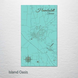 Humboldt, Tennessee Street Map