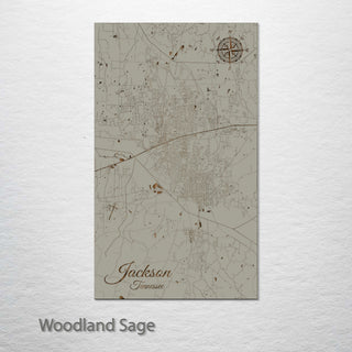 Jackson, Tennessee Street Map
