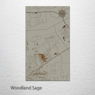 Lakeland, Tennessee Street Map