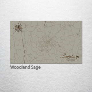 Lewisburg, Tennessee Street Map