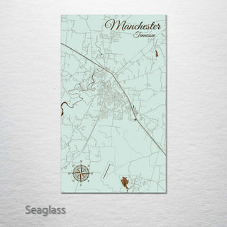 Manchester, Tennessee Street Map