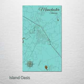 Manchester, Tennessee Street Map