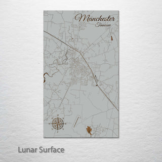 Manchester, Tennessee Street Map