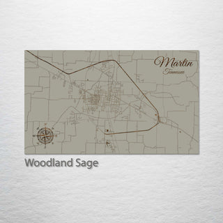 Martin, Tennessee Street Map