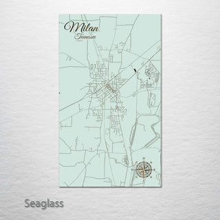 Milan, Tennessee Street Map