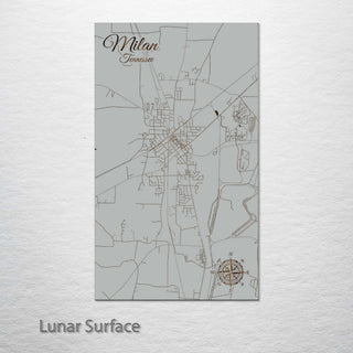Milan, Tennessee Street Map