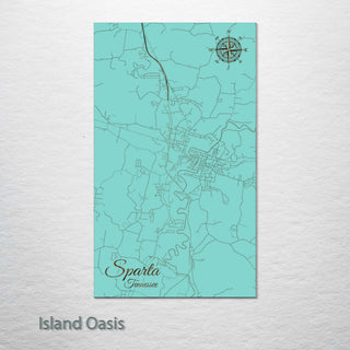 Sparta, Tennessee Street Map