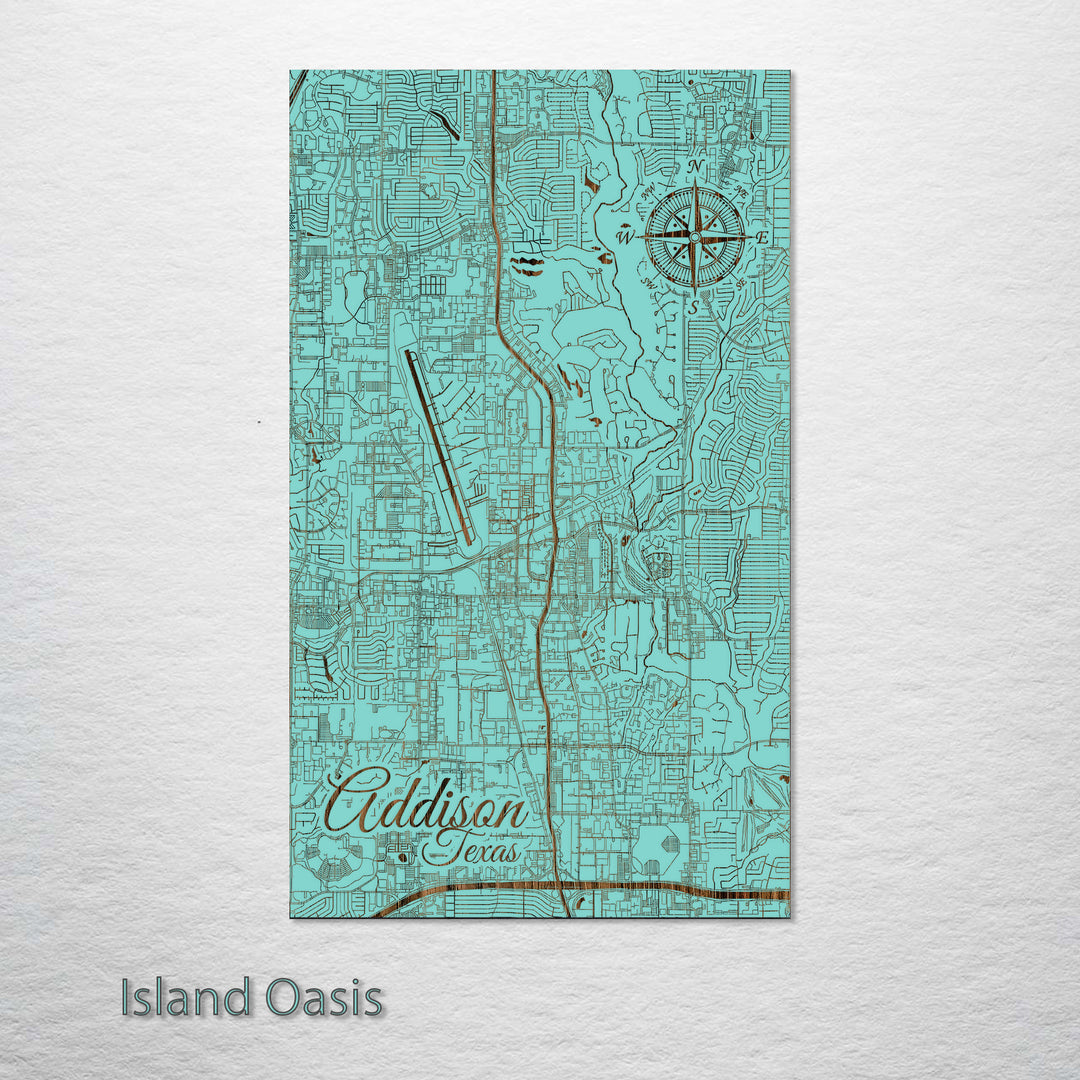 Addison, Texas Street Map