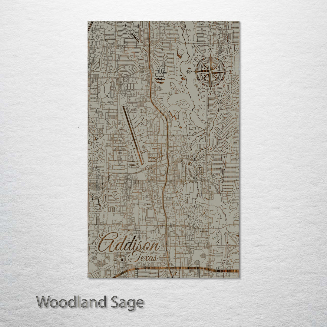 Addison, Texas Street Map