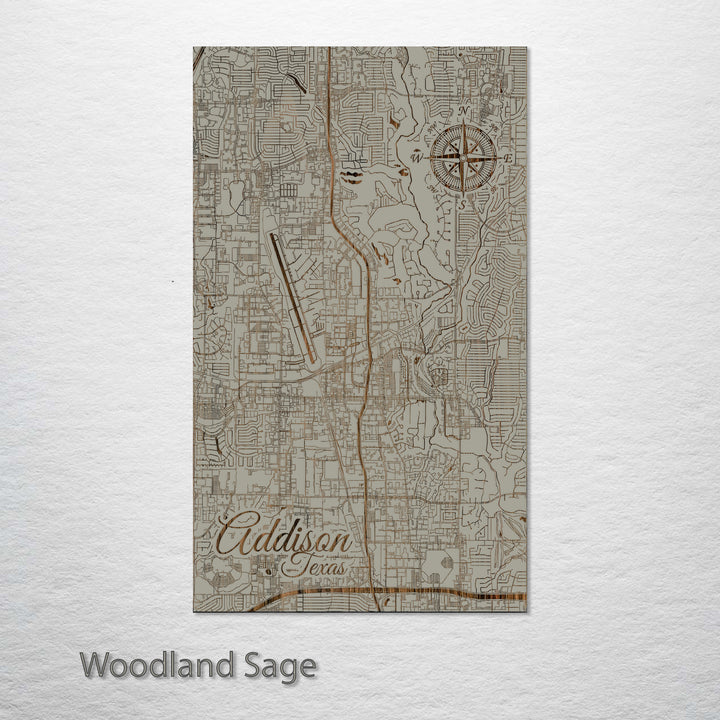 Addison, Texas Street Map