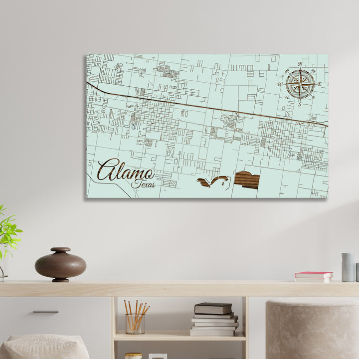 Alamo, Texas Street Map