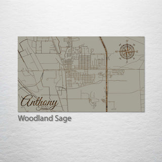 Anthony, Texas Street Map