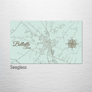 Bellville, Texas Street Map
