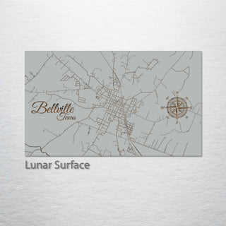 Bellville, Texas Street Map
