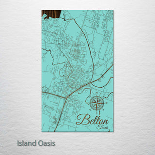 Belton, Texas Street Map