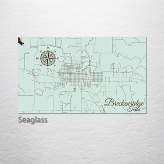 Breckenridge, Texas Street Map