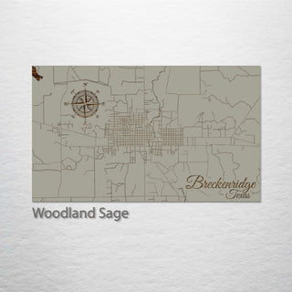 Breckenridge, Texas Street Map