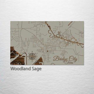 Bridge City, Texas Street Map