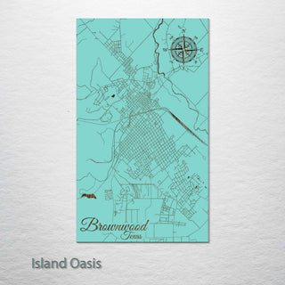 Brownwood, Texas Street Map