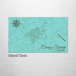 Carrizo Springs, Texas Street Map