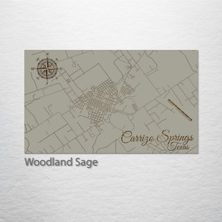 Carrizo Springs, Texas Street Map