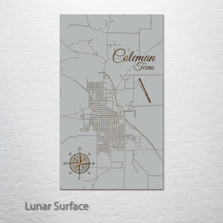 Coleman, Texas Street Map