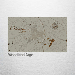 Corsicana, Texas Street Map