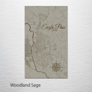 Eagle Pass, Texas Street Map