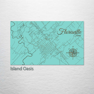 Floresville, Texas Street Map