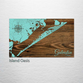 Galveston, Texas Street Map