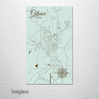 Gilmer, Texas Street Map