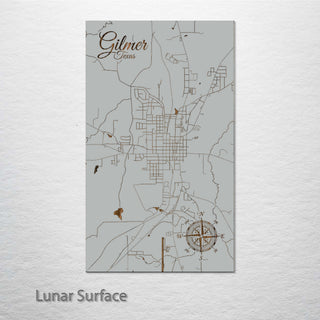 Gilmer, Texas Street Map