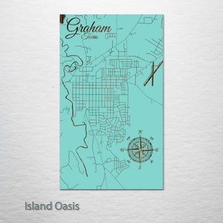 Graham, Texas Street Map