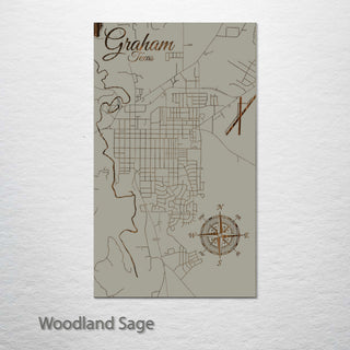 Graham, Texas Street Map