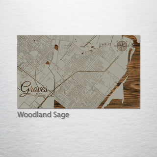 Groves, Texas Street Map