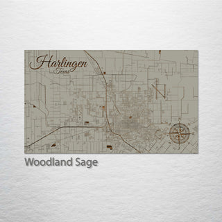 Harlingen, Texas Street Map